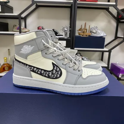 Dior x Air Jordan 1 High OG Replica Sneakers