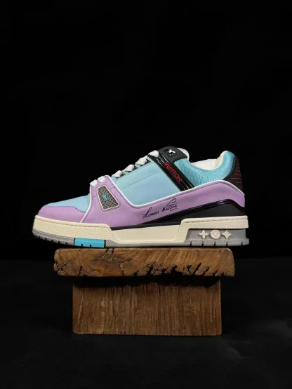 Louis Vuitton Trainer Sneaker Replica - Vintage Calf Leather