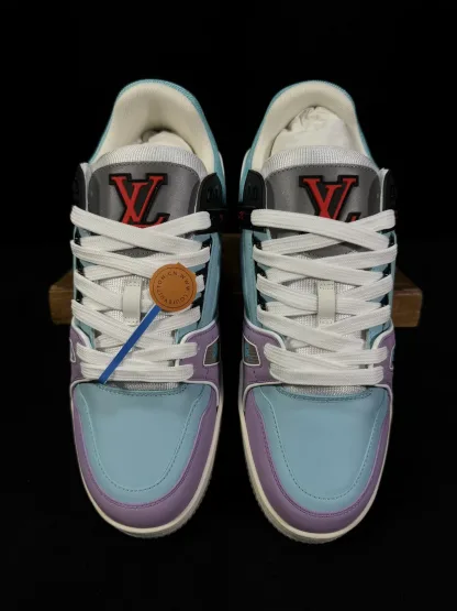 Louis Vuitton Trainer Sneaker Replica - Vintage Calf Leather - Image 2